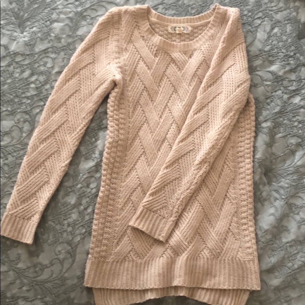Pink Rose Sweater - Size S